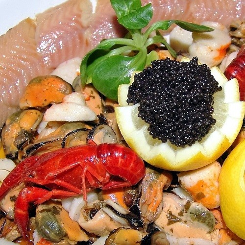 Морепродукты, икра