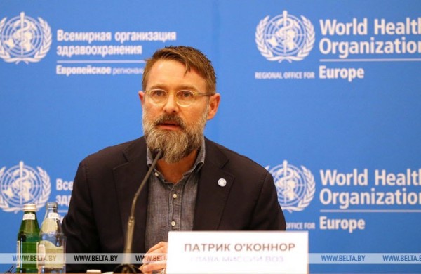 Head of mission Patrick O'Сonnor: WHO welcomes the measures taken by Belarus to combat coronavirus